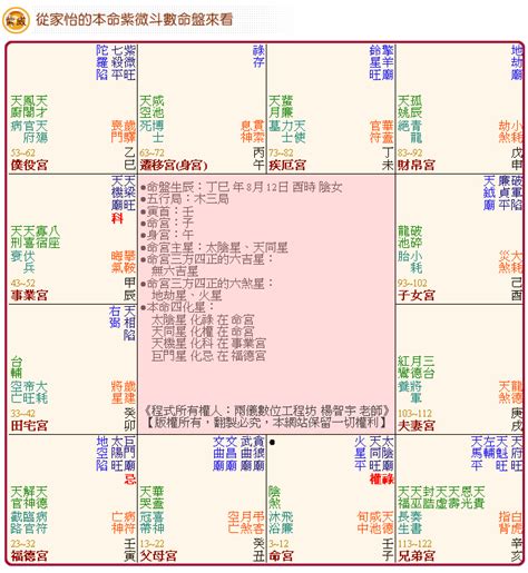 紫微斗數免費|紫微斗數 ️紫微命盤